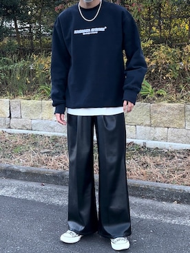 「AIVER（アイバー）のアイテム（アクセサリー）」を使った、Sohta さん（メンズ・167cm）の秋コーディネート