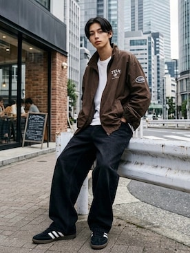 「Levi's（リーバイス）のアイテム」を使った、Lazarさん（メンズ・176cm）の秋コーディネート