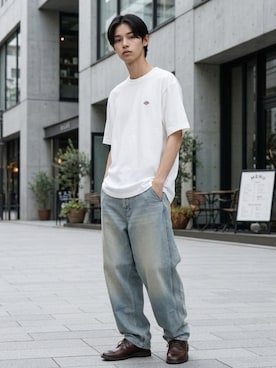 「Levi's（リーバイス）のアイテム（パンツ）」を使った、Lazarさん（メンズ・176cm）の夏コーディネート