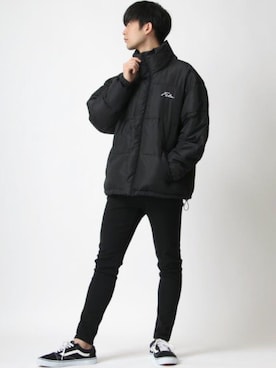 「FILA（フィラ）のアイテム」を使った、Ｔさん（メンズ・177cm）の冬コーディネート