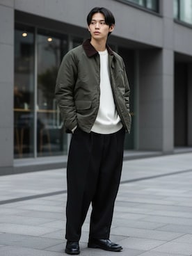 「アイテム（ジャケット/アウター）」を使った、Lazarさん（メンズ・176cm）の秋コーディネート