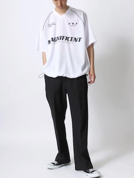 「アイテム（Tシャツ/カットソー）」を使った、Ｔさん（メンズ・177cm）の夏コーディネート