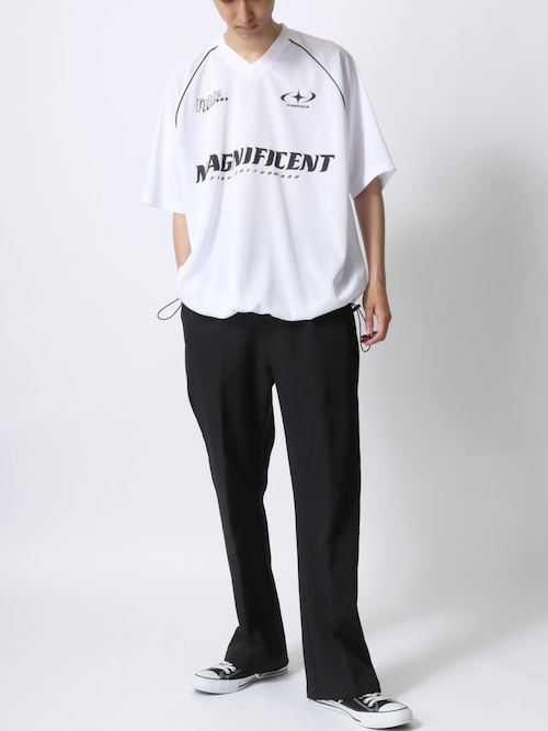 24SS✨メゾンプリンス オーバーサイズ 袖ライン ゲームシャツ ユニセックス 24SS✨メゾンプリンス オーバーサイズ 袖ライン ゲームシャツ ユニ