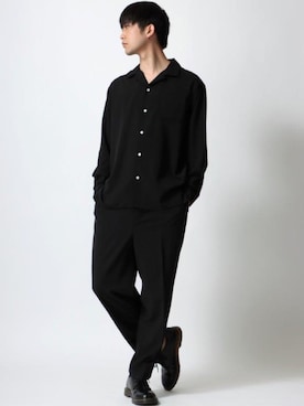 「Dr. Martens（ドクターマーチン）のアイテム（ローファー）」を使った、Ｔさん（メンズ・177cm）の春コーディネート