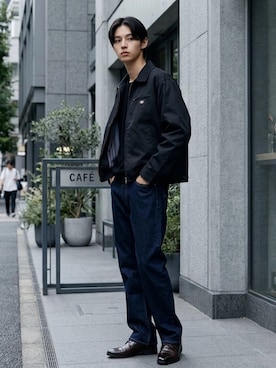 「Levi's（リーバイス）のアイテム」を使った、Lazarさん（メンズ・176cm）の秋コーディネート