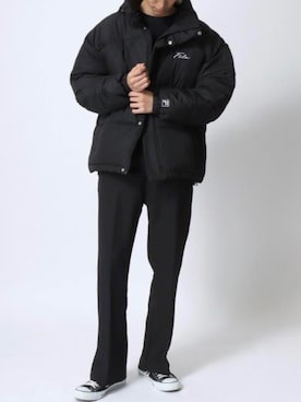 「FILA（フィラ）のアイテム」を使った、Ｔさん（メンズ・177cm）の冬コーディネート
