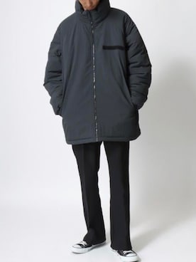 「Lazar（ラザル）のアイテム（ジャケット/アウター）」を使った、Lazarさん（メンズ・177cm）の冬コーディネート
