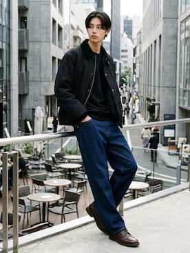 「Levi's（リーバイス）のアイテム」を使った、Lazarさん（メンズ・176cm）の秋コーディネート