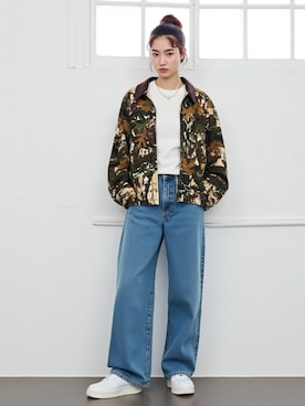 「アイテム（ベルト）」を使った、Lazarさん（レディース・156cm）の秋コーディネート