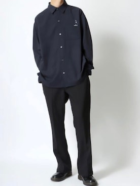 「Dr. Martens（ドクターマーチン）のアイテム（ローファー）」を使った、Ｔさん（メンズ・177cm）の春コーディネート