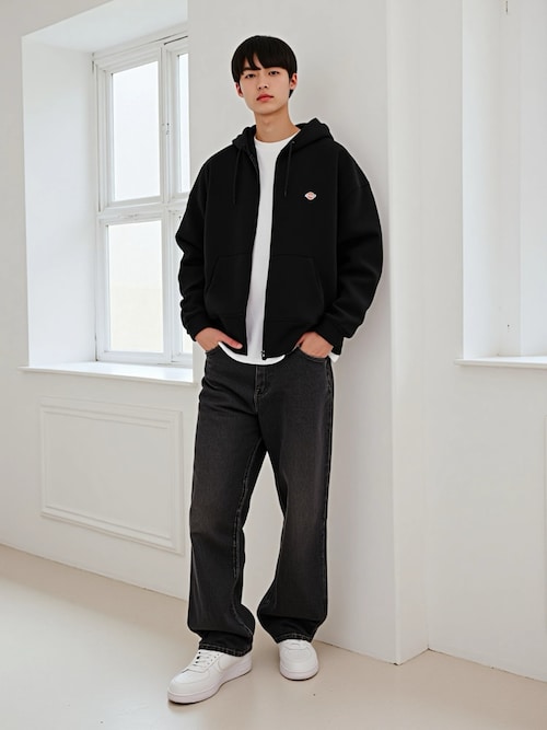 セール】Dickies/ディッキーズ 別注 オーバーサイズ 裏起毛 ミニロゴ