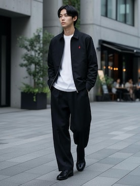 「Lee（リー）のアイテム」を使った、Lazarさん（メンズ・176cm）の春コーディネート