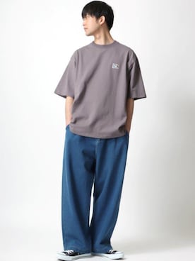「BEN DAVIS（ベンデイビス）のアイテム（トップス）」を使った、Ｔさん（メンズ・177cm）の夏コーディネート