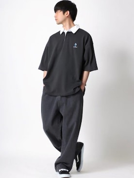「BEN DAVIS（ベンデイビス）のアイテム（トップス）」を使った、Ｔさん（メンズ・177cm）の春コーディネート
