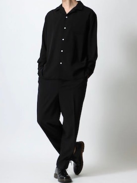 「Dr. Martens（ドクターマーチン）のアイテム（ローファー）」を使った、Ｔさん（メンズ・177cm）の春コーディネート