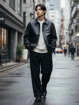 Lazarさん（メンズ・176cm）の冬コーディネート