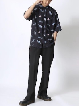 「アイテム（ファッション雑貨）」を使った、Ｔさん（メンズ・177cm）の夏コーディネート