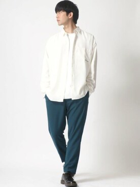 「BEN DAVIS（ベンデイビス）のアイテム（Tシャツ/カットソー）」を使った、Ｔさん（メンズ・177cm）の秋コーディネート