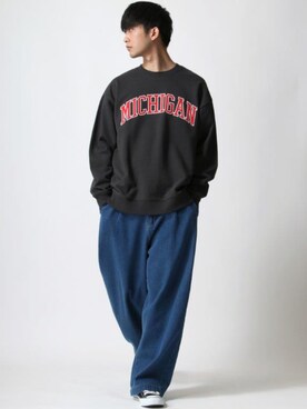 Lazarさん(メンズ・177cm)の冬コーディネート