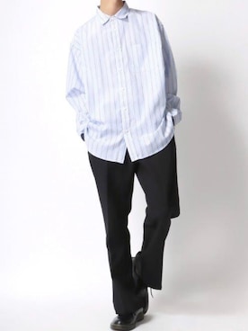 「Dr. Martens（ドクターマーチン）のアイテム（ローファー）」を使った、Ｔさん（メンズ・177cm）の春コーディネート