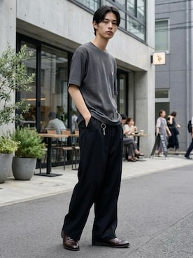 「Lazar（ラザル）のアイテム」を使った、Lazarさん（メンズ・176cm）の夏コーディネート