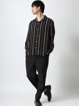 「Dr. Martens（ドクターマーチン）のアイテム（ローファー）」を使った、Ｔさん（メンズ・177cm）の春コーディネート