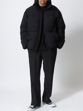 「Lazar（ラザル）のアイテム（ジャケット/アウター）」を使った、Lazarさん（メンズ・177cm）の冬コーディネート