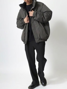 「Lazar（ラザル）のアイテム（ジャケット/アウター）」を使った、Lazarさん（メンズ・177cm）の冬コーディネート