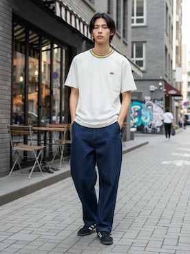 「Levi's（リーバイス）のアイテム」を使った、Lazarさん（メンズ・176cm）の夏コーディネート