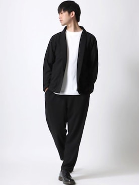 「Lazar（ラザル）のアイテム（ジャケット/アウター）」を使った、Lazarさん（メンズ・177cm）の春コーディネート