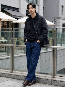 「Levi's（リーバイス）のアイテム」を使った、Lazarさん（メンズ・176cm）の秋コーディネート