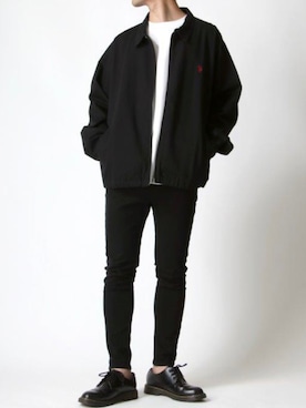 「U.S. POLO ASSN.（ユーエスポロアッスン）のアイテム（ブルゾン）」を使った、Ｔさん（メンズ・177cm）の秋コーディネート