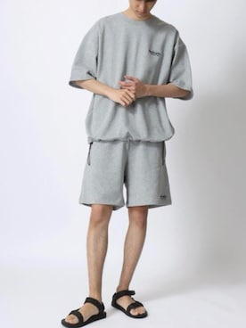 「アイテム（ルームウェア）」を使った、Ｔさん（メンズ・177cm）の夏コーディネート