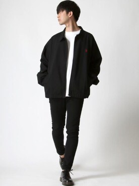 メンズのブルゾンコーディネート Zozotown