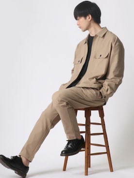 「Lazar（ラザル）のアイテム（ジャケット/アウター）」を使った、Lazarさん（メンズ・177cm）の夏コーディネート