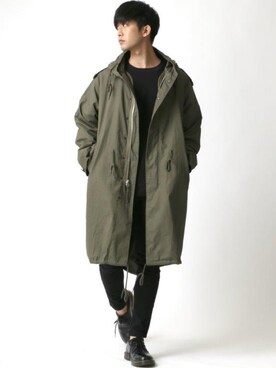 HOUSTON（ヒューストン）の「HOUSTON/ヒューストン M-65 Mods Coat