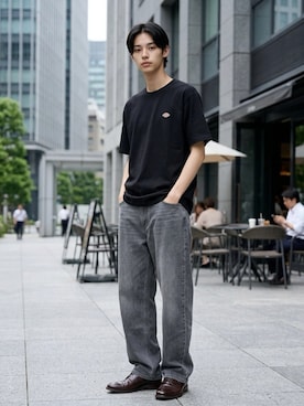「Levi's（リーバイス）のアイテム（パンツ）」を使った、Lazarさん（メンズ・176cm）の夏コーディネート