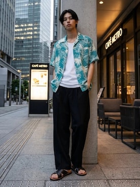 Lazarさん（メンズ・176cm）の夏コーディネート