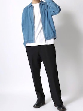 「Dr. Martens（ドクターマーチン）のアイテム（ローファー）」を使った、Ｔさん（メンズ・177cm）の春コーディネート