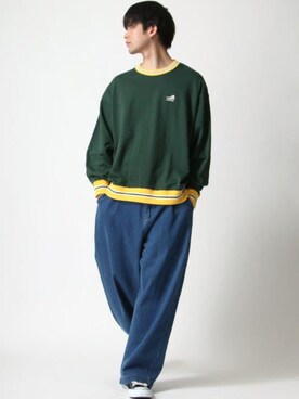 「CONVERSE（コンバース）のアイテム（スウェット）」を使った、Ｔさん（メンズ・177cm）の春コーディネート