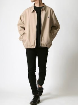 「U.S. POLO ASSN.（ユーエスポロアッスン）のアイテム（ブルゾン）」を使った、Ｔさん（メンズ・177cm）の秋コーディネート