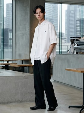 「U.S. POLO ASSN.（ユーエスポロアッスン）のアイテム」を使った、Lazarさん（メンズ・176cm）の夏コーディネート