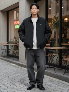 Lazarさん（メンズ・176cm）の冬コーディネート