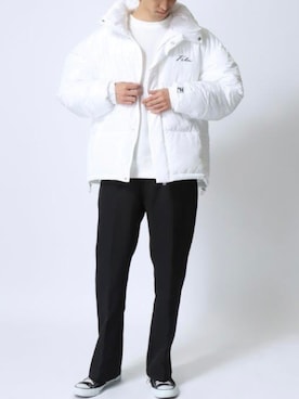 「FILA（フィラ）のアイテム」を使った、Ｔさん（メンズ・177cm）の冬コーディネート