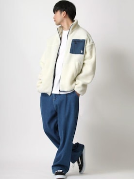 「U.S. POLO ASSN.（ユーエスポロアッスン）のアイテム（ブルゾン）」を使った、Ｔさん（メンズ・177cm）の冬コーディネート