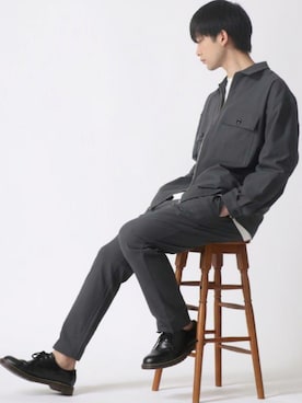 「Lazar（ラザル）のアイテム（ジャケット/アウター）」を使った、Lazarさん（メンズ・177cm）の秋コーディネート