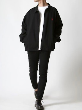 「U.S. POLO ASSN.（ユーエスポロアッスン）のアイテム（ブルゾン）」を使った、Ｔさん（メンズ・177cm）の秋コーディネート