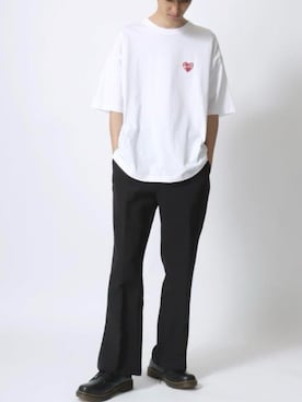 「アイテム（トップス）」を使った、Ｔさん（メンズ・177cm）の夏コーディネート