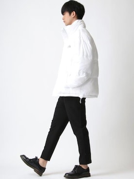 「Dr. Martens（ドクターマーチン）のアイテム（ローファー）」を使った、Ｔさん（メンズ・177cm）の秋コーディネート