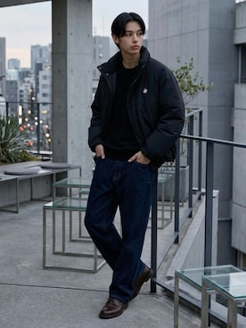 「Levi's（リーバイス）のアイテム」を使った、Lazarさん（メンズ・176cm）の秋コーディネート